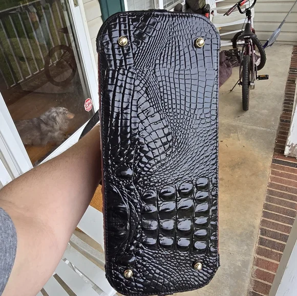 Brahmin Medium Asher In Vintage Red Stanza - Picture 9 of 14